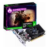 Placa De Vídeo Nvidia Gamertech Geforce Gt 730 128 Bits 4gb