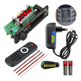 Placa Decodificadora ((200w)) Usb Mp3 Bluetooth Fonte + Plug