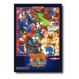 Placa Decorativa Games Clássicos Marvel Vs Capcom 28x19cm