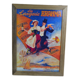 Placa Decorativa Vintage Cervejaria Brahma
