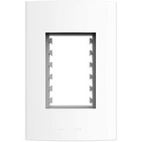 Placa Espelho 4x2 3 Modulo Suporte Branco Alumbra Inova Pro