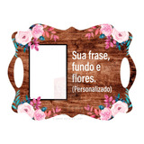 Placa Homenagem Falecido Sua Frase Casamento Bodas Com Foto
