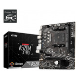 Placa Mae Amd Msi A520m-a Pro Ddr4 Ryzen Micro Atx