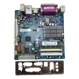 Placa Mãe Ddr3 Mini Itx 15-r67-011002 A+ Atom D525 + 4 Gb