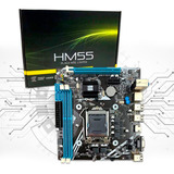 Placa Mãe Lga1156 Hm55 16gb Ddr3 Chipset Core I3/i5/i7 Cor Preto