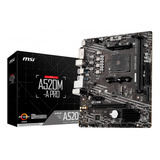 Placa Mãe Msi A520 M - A Pro, Socket Am4, Ddr4, Matx