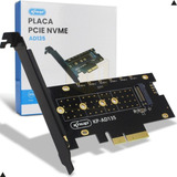Placa Pcie Express 3.0 Adaptador Ssd M2 M-key Nvme X4 X8 X16