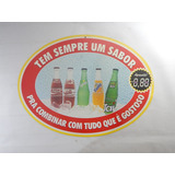 Placa Promocional Refrigerantes - Original Da Época