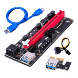 Placa Riser 009s Plus Pci-e Cabo Usb 3.0 Extensor 60cm