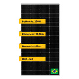 Placa Solar 220w Monocristalino Half-cell Inmetro Inohouse