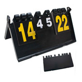 Placar De Mesa Marcador Contador De Pontos Manual Dobrável Cor Preto