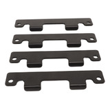 Placas De Dobradiça De Metal Resistente, Conjunto De Parafus