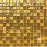 Placas De Pastilhas De Vidro Dourada - Crystal Mix Mosaic 