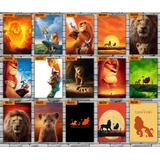 Placas Decorativas Quadro Desenhos Personagens Kit 4 Placas 