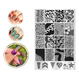 Placas Para Carimbos De Decoração De Unhas Xg 16