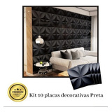 Placas Pretas Mold Pvc 50x50 S/ Marcador Cor Preto