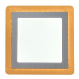 Plafon De Led Duas Cores Sobrepor Quadrado 18w+6w Taschibra