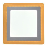 Plafon Led Dualcolor Quad Sobrepor Taschibra Envio Imediato