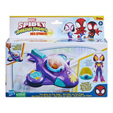 Planadorhasbro Spidey Amazing Friends Web-spinners Ghost-spider And Glide Spinner Violeta