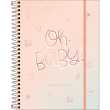 Planner Espiral Mommy Permanente Oh Baby Tilibra 80 Folhas