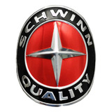 Plaqueta Emblema Adesivo Para Bike Alumínio Schwinn Quality