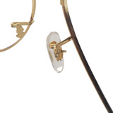 Plaquetas Modelo Ray Ban Consertos Óculos Dourada 3 Pares