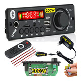 Plaquinha Mp3 100+100 200w Mp3 Sd Bluetooth Karaokê Arduino
