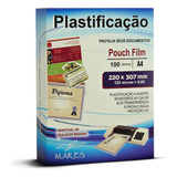 Plástico Para Plastificação A4 220 X 307 Mares 125 Micras