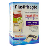 Plástico Para Plastificação Meio Ofício 170x226 0,05 100un