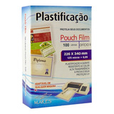 Plástico Para Plastificação Ofício 226x340 0,05mm 100un
