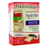 Plastico Para Plastificacao Pouch Film A4 220x307 (0,07)/50
