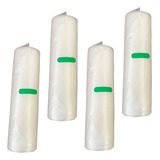 Plástico Para Seladora 4 Rolo 5 Metros 25cmx5m Qualidade Cor Transparente