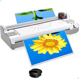 Plastificadora A4 Lorben 5x1 Laminadora E Refiladora Multifuncional 110v - Inclui 3 Tipos De Lâmina - Compacta Ideal Para Escritório Ou Escola - Alta Qualidade