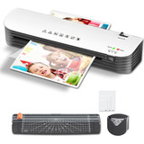 Plastificadora Laminadora A4 ,fria E Quente Laminadora, Esquinero, Cortador De Papel., Função Abs Anti-atolamento, 9 Pcs De Plástico, Ideal Para Professores E Uso Doméstico ,127 V
