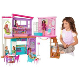 Playset Boneca Barbie - Nova Casa De Férias Malibu - Mattel