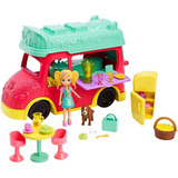 Playset Polly Pocket Smoothies Food Truck Mattel Gdm20 