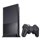 Playstation 2 Charcoal Black Standard Funcionando 100% 4 Cd Midia Fisica