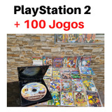 Playstation 2 Slim Black Sony + 100 Jogos Inclusos
