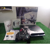 Playstation 3 Slim 320gb Final Fantasy Xiii-2 Bundle Cor Preto Y Rosa
