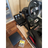 Playstation 3 + Volante/pedal/cambio + Jogos