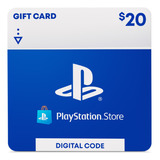 Playstation Network Card Cartão Psn $20 - Ps3 / Ps4 Imediato
