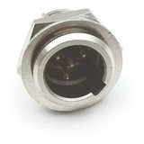 Plug Mini Xlr 04 Pinos Macho