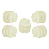 Plug Tampão 3/4 Rosca 5 Unidades Plastico