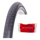 Pneu Aro 26x1.3/8 + Camara Bicicleta Monark Brisa Caloi Ceci