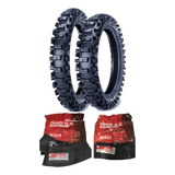 Pneu E Câmaras 100/100-18 E 80/100-21 Ira Trilha Crf 230