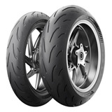 Pneu Michelin Power 6 120/70zr17 58w + 180/55zr17 73w