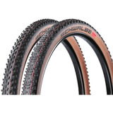 Pneu Schwalbe Racing Ray + Racing Ralph 29x2,25 Addix Evo Cor Preto Com Marrom