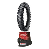 Pneu Traseiro E Câmara 100/100-18 Ira Trilha Cross Crf Xr200