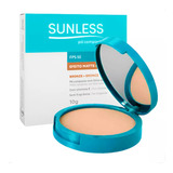 Pó Compacto Com Protetor Solar Efeito Matte Sunless 10g