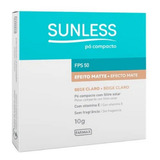 Po Compacto Fps 50 Bege Claro 10g C/ Filtro Solar Sunless